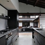 Custom Black Kitchen, Kyoto
