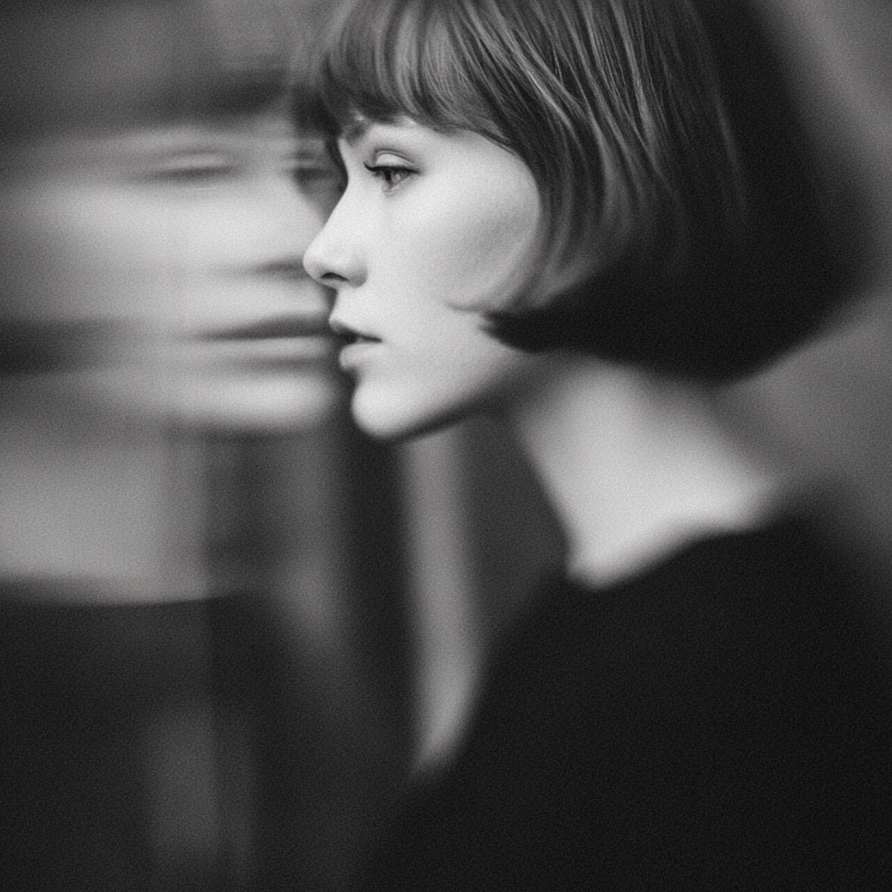 Triple Exposure Girl